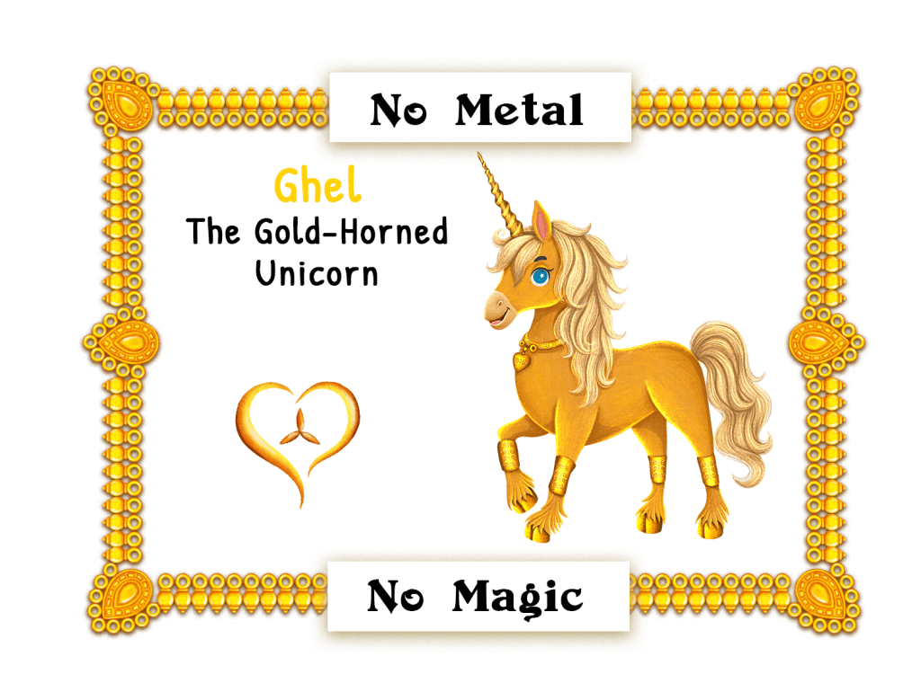 Ghel The Gold-Horned Unicorn from Magical Elements of the Periodic Table